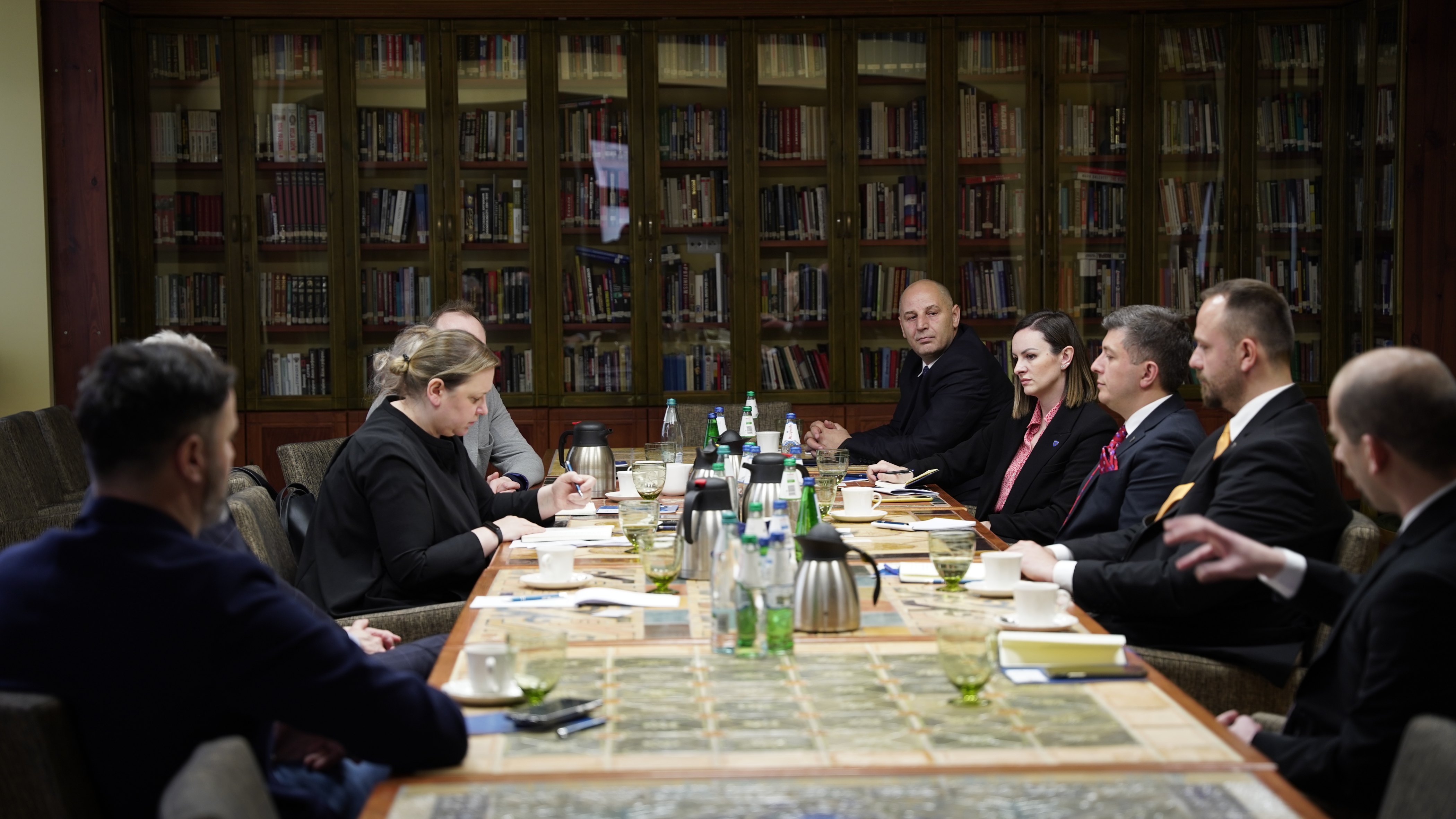 Wizyta studyjna przedstawicieli MSZ Kosowa; Spotkanie w Ośrodku Studiów Wschodnich